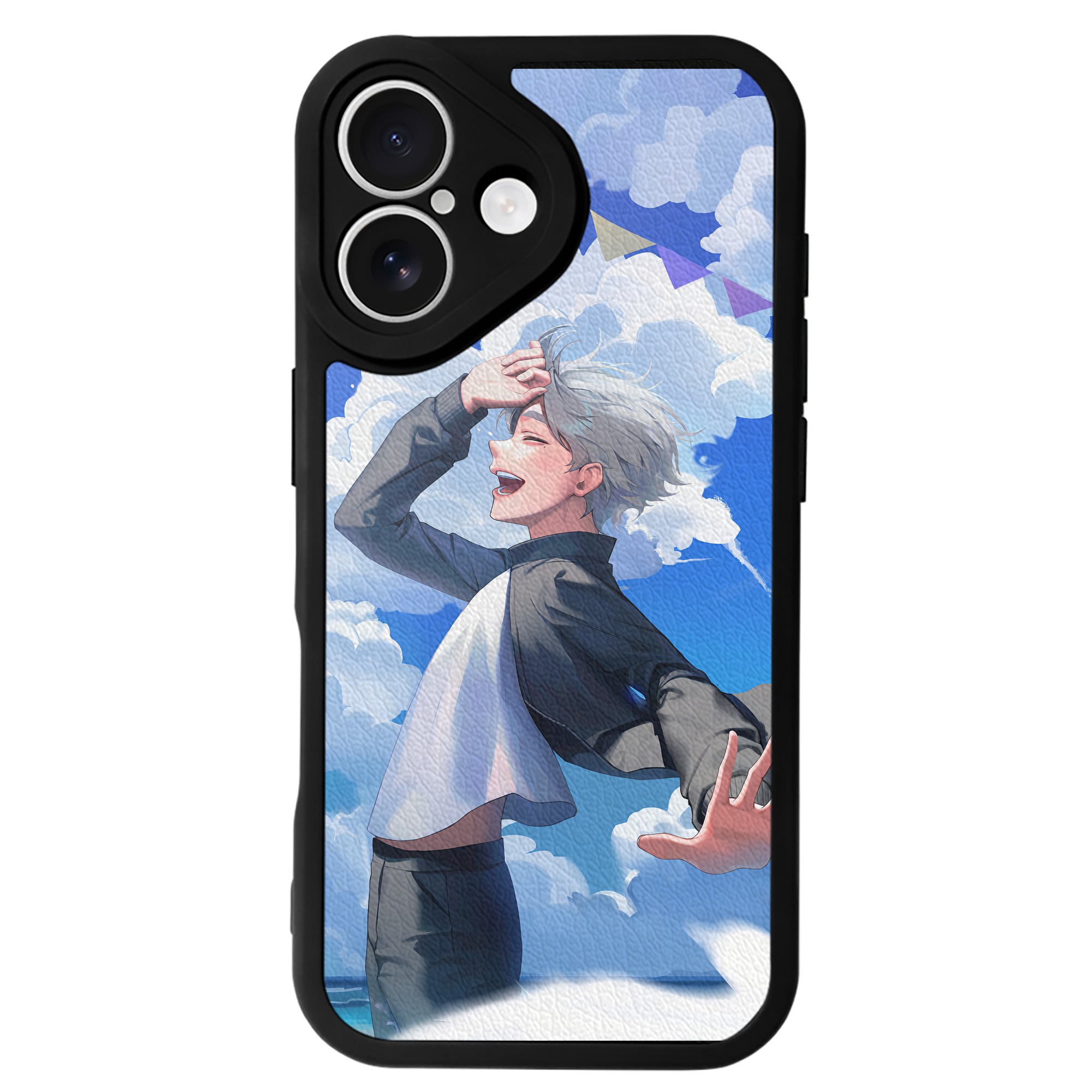 （画像用） ハイキュー!! Haikyu!! 【iPhone 16シリーズ対応】シリコンスマホケース（レザー調） 材質：シリコン